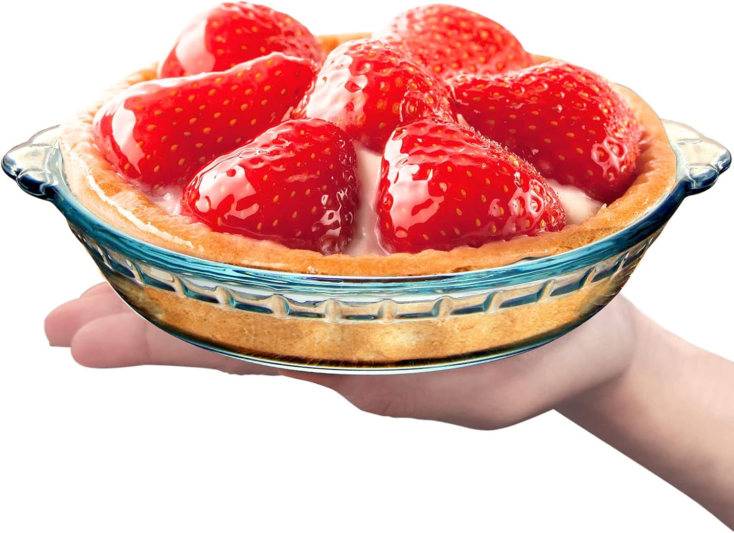 small pie plates glass