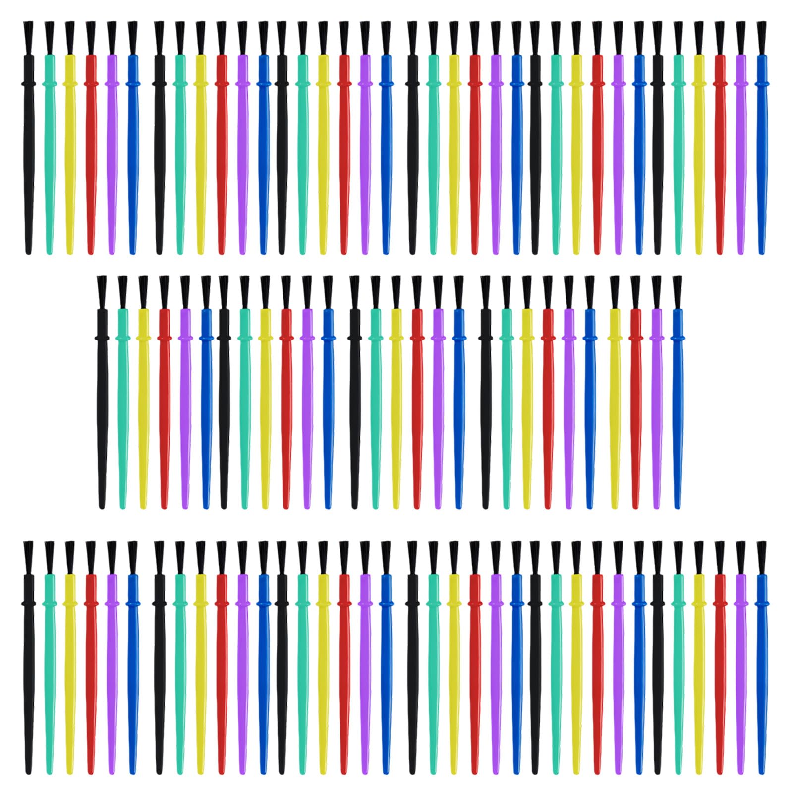 100Pieces Painting Brushes for Kids Art Watercolor Pen with Vibranted Colors and Easy to Grip Colorful Painting Tools
