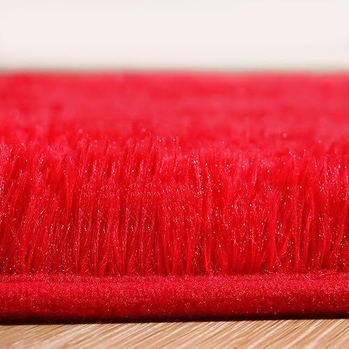 Miniatura 170 de Amearea Alfombra suave y esponjosa de alta calidad, moderna, 5 x 7 pies, alfombras de felpa mullida para sala de estar, dormitorio, habitación