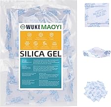 10g x 43pcs Silica Gel Bags Silica Gel Desiccant Vacuum Silica Gel Bags Silica Gel Bags for Electronics Clothes Drawers Shoe Dehumidifier Closet