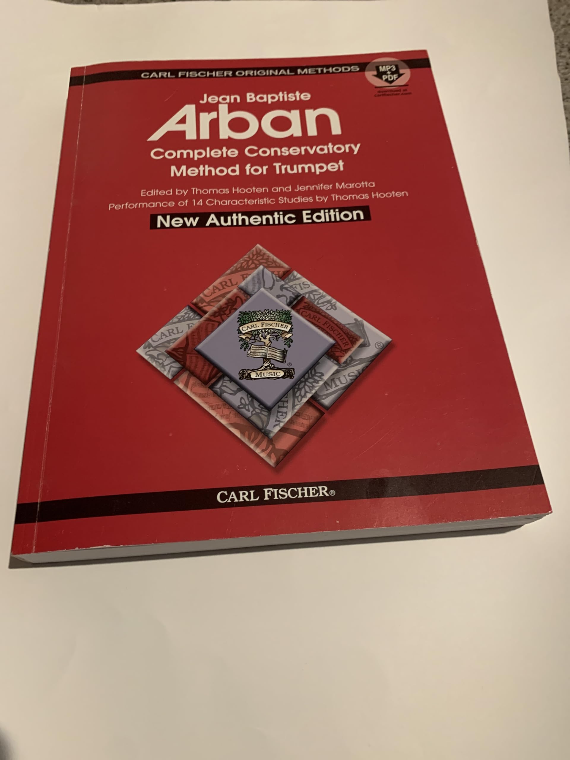 O21X - Arban Complete Conservatory Method for Trumpet (New Authentic Edition with Accompaniment and Performance CD) (English, French and German Edition) by Jean Baptiste Arban (2013) Paperback Paperback