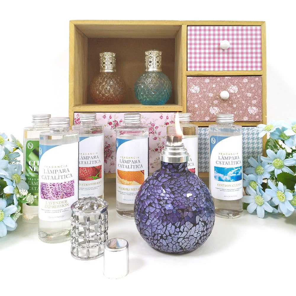 Fragancia para Lámpara Catalítica Aroma Cotton Clean (200ml)- Elimina Malos olores e impurezas, perfuma y Limpia. Compatible con Todas Las lámparas catalíticas.