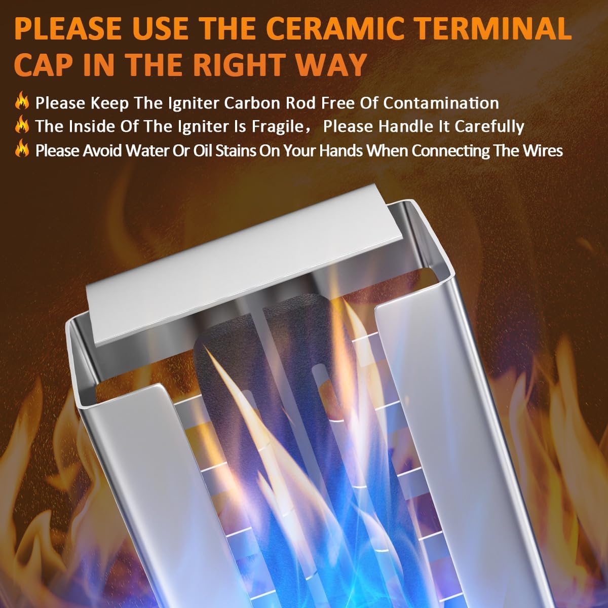 Oven Igniter for Gas Stove, Replacement Gas Stove Oven Igniter for Samsung Oven Range NX58H95 NX58H99 NX58J NX58K NX58M Part Numbers AP5967723 PS11720750 4011538 DG94-01012A Range Oven Stove Igniter