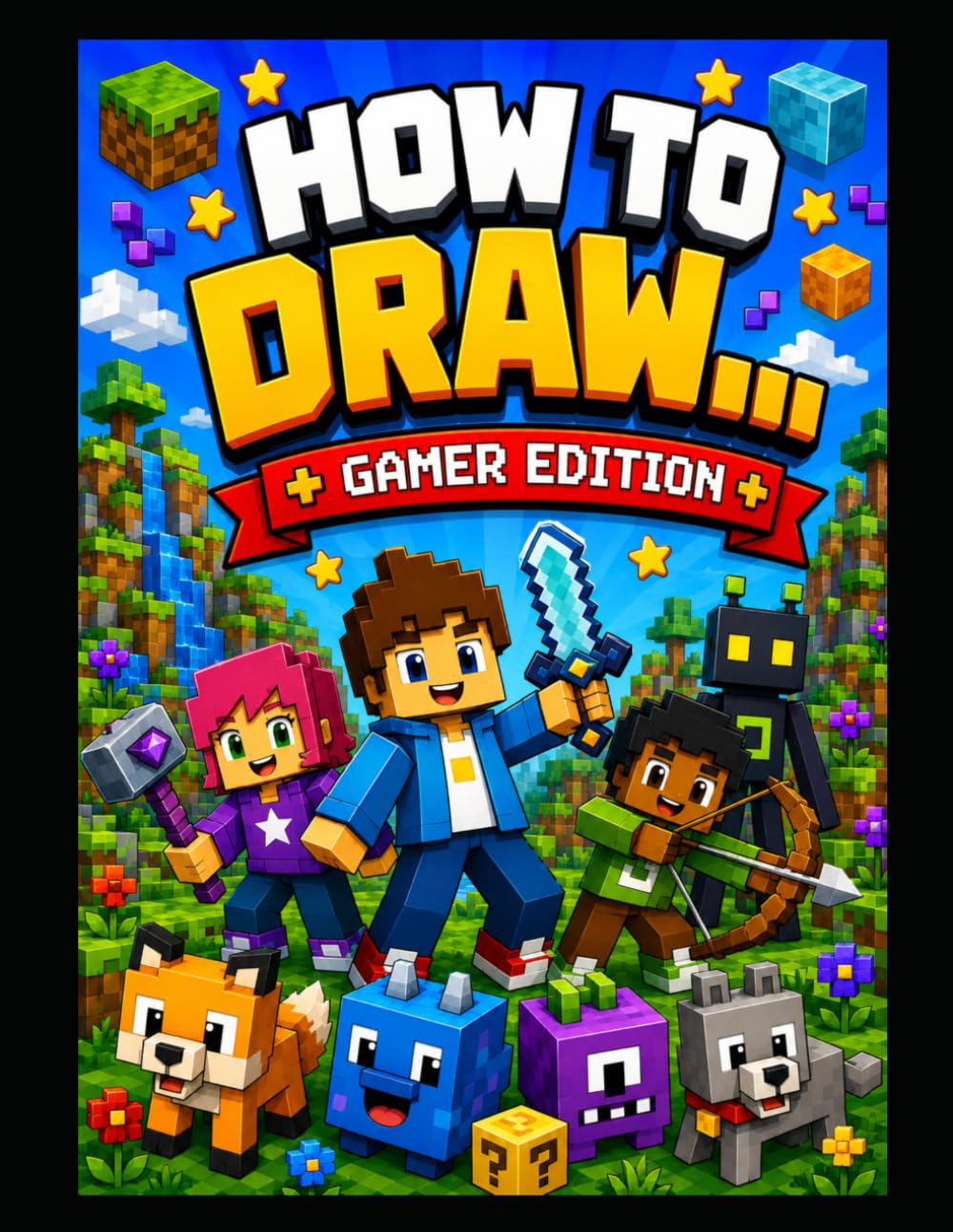 How to Draw Gamer Characters for Kids Step-by-Step Drawing Book with Practice Pages | Easy Learn to Draw Workbook for Beginners: A Fun and Easy ... Blank Pages to Practice and Improve Skills