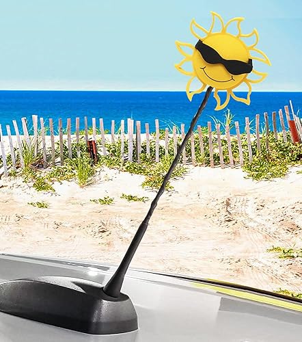 Miniatura 2 de Cool California Sunshine - Gafas de sol negras para decoración de coche, decoración de antena