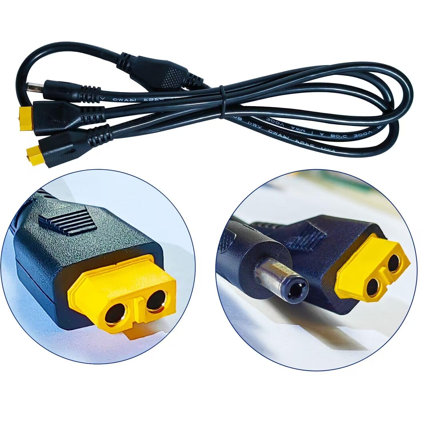 Amazon.co.jp: LIXINTIAN 14AWG XT60 Yスプリッターケーブル、XT60メス