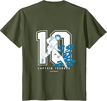 Back Print Captain Tsubasa Tsubasa OzoraNumber 10 T-Shirt