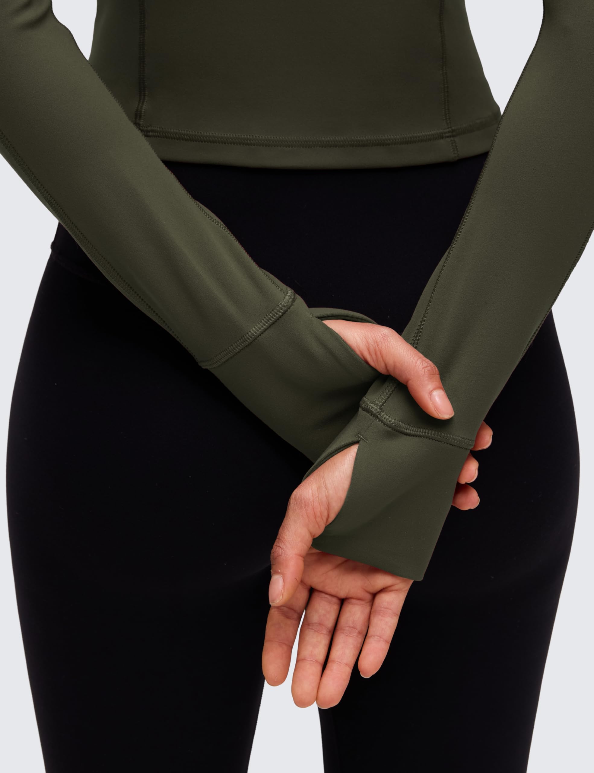CRZ YOGA Butterluxe Top Corto Media Cremallera
