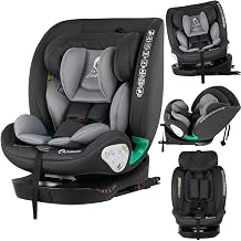 For Your Little One AllStage 360 Group 0/1/2/3 Car Seat, ISOFIX i-Size, 360-Degree Rotation, Rear and Forward-Facing, Birth to 12 Years, 5-Point Harness, 7 Height Positions Slate Mist