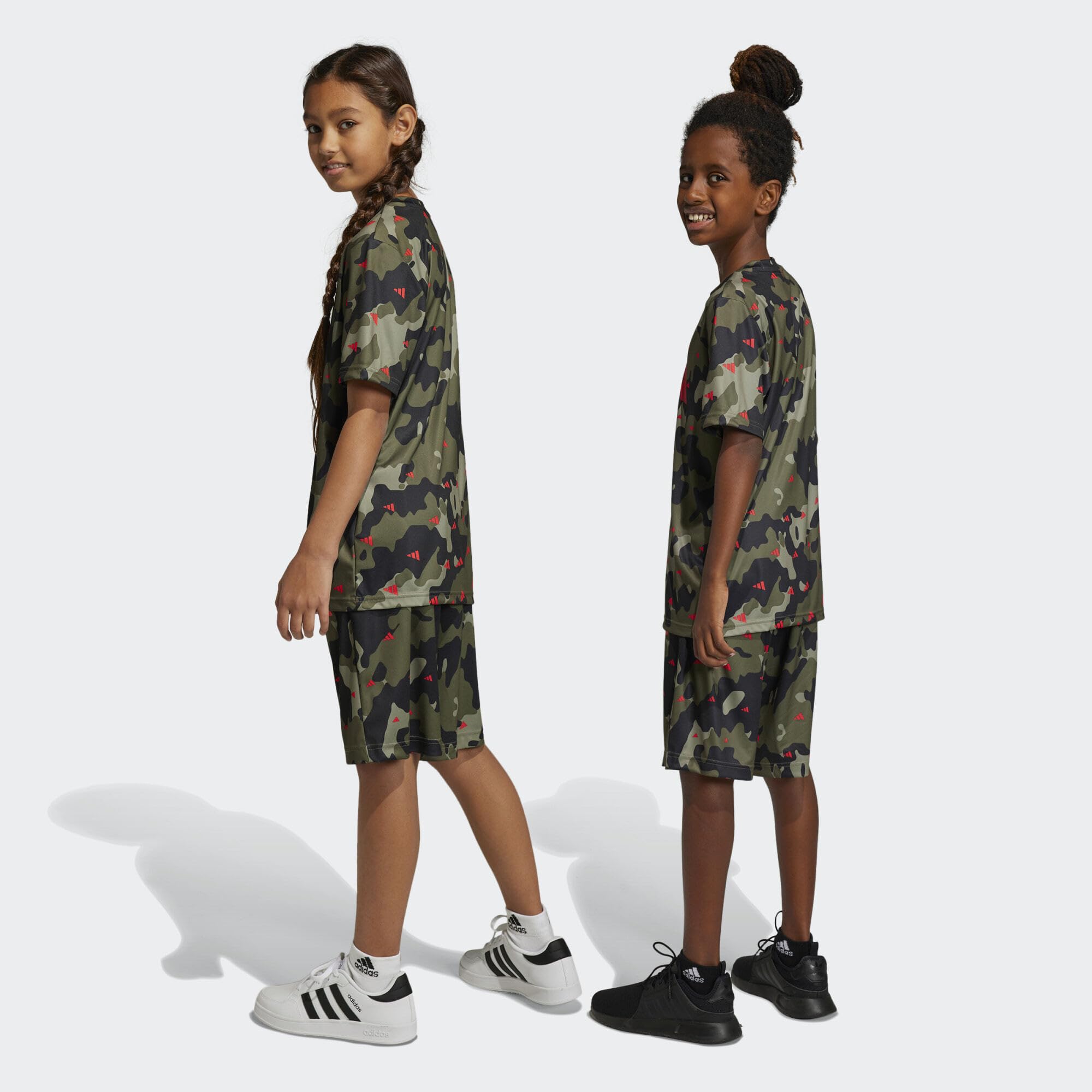 adidas Train Essentials Seasonal Aeroready Allover Print Regular-fit Shorts - Sport - Mixte Enfant
