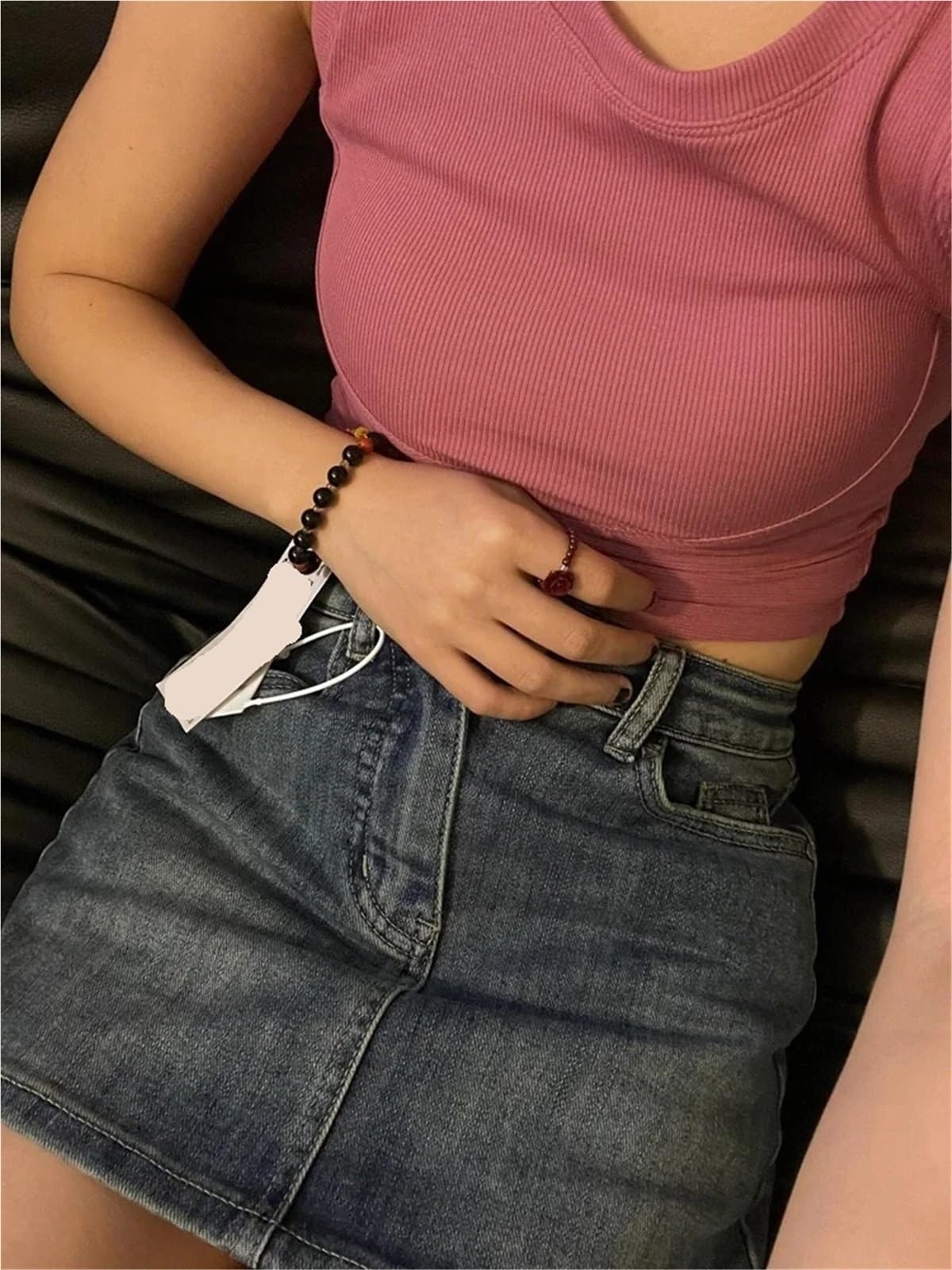1 Pezzo Gonna di Jeans da Donna Pantaloncini gonne Harajuku Vintage Mini Cowboy Vestiti Estivi per Vacanze E Feste
