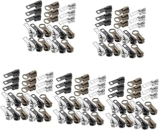 285 Peças Controle Deslizante De Substituição De Zíper Zíper Puxar Roupas De Reparo Zíper Bagagem Puxador De Zíper Kit De Reparo De Zíper Amuletos De Zíper Etiqueta De Mala Zíper