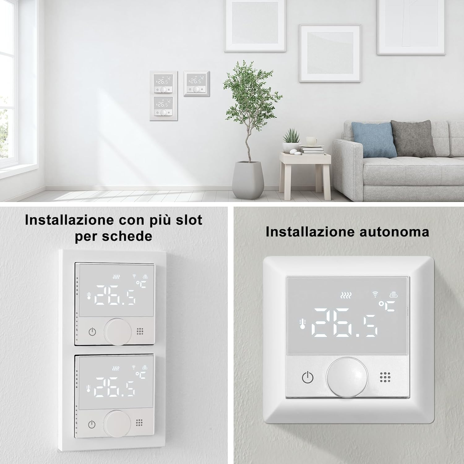 KETOTEK Thermostat multiple and standalone installation examples