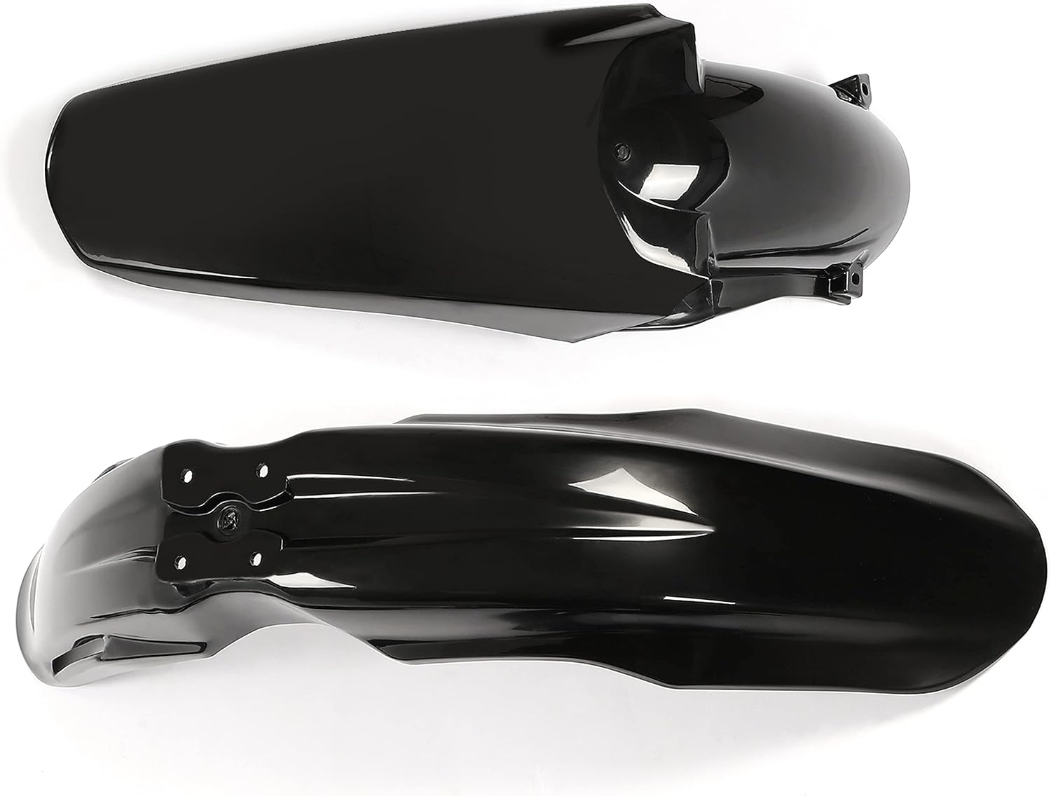 HECASA 7Pcs Plastic Kit Compatible with All Years Suzuki DRZ400 DRZ400E DRZ400ES Replacement for 2041080001 Motorcycle Graphics Kit Plastic Fender Body Work Fairing Set Black