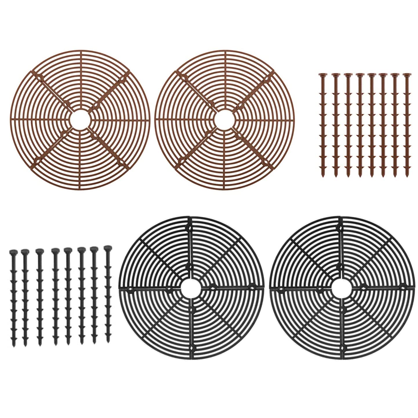 Abiyou Blumentopfgitter 4-tlg. - Pflanzenschutz Für Topfpflanzen 30cm