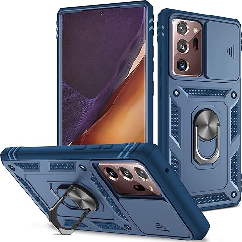 Funda para Galaxy Note 20 Ultra, a prueba de golpes, resistente a los impactos con lente deslizante Funda protectora para Samsung Galaxy Note 20