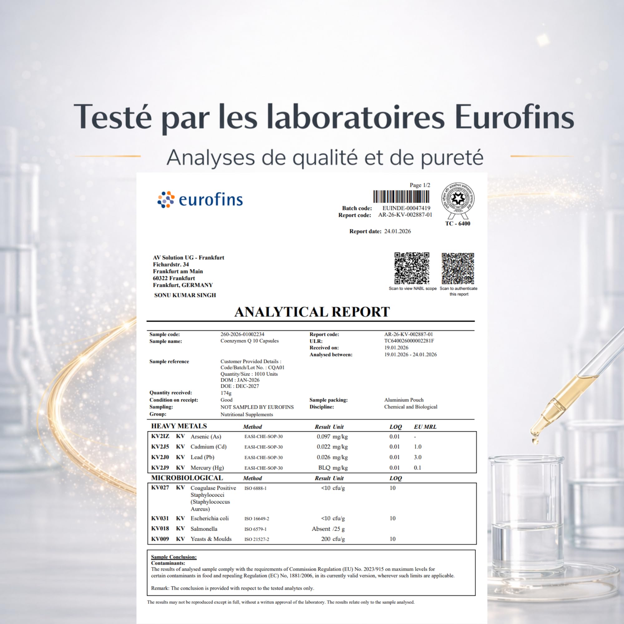 COENZYME Q10 250 mg | CoQ10 Ubiquinol issu de fermentation naturelle | Puissant antioxydant naturel | Protection anti âge | Énergie cellulaire | Absorption optimale | 120 gélules véganes | Sans OGM