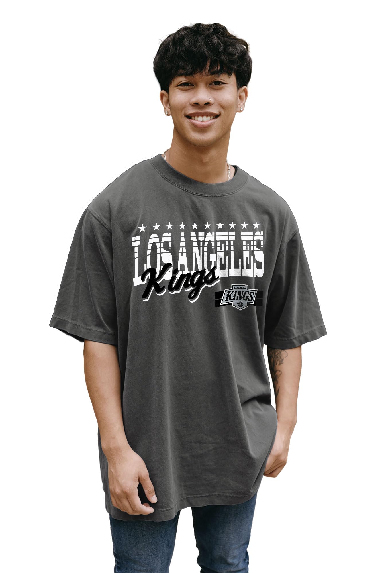 Blue 84 NHL Officially Licensed T-Shirt Throwback Team Color