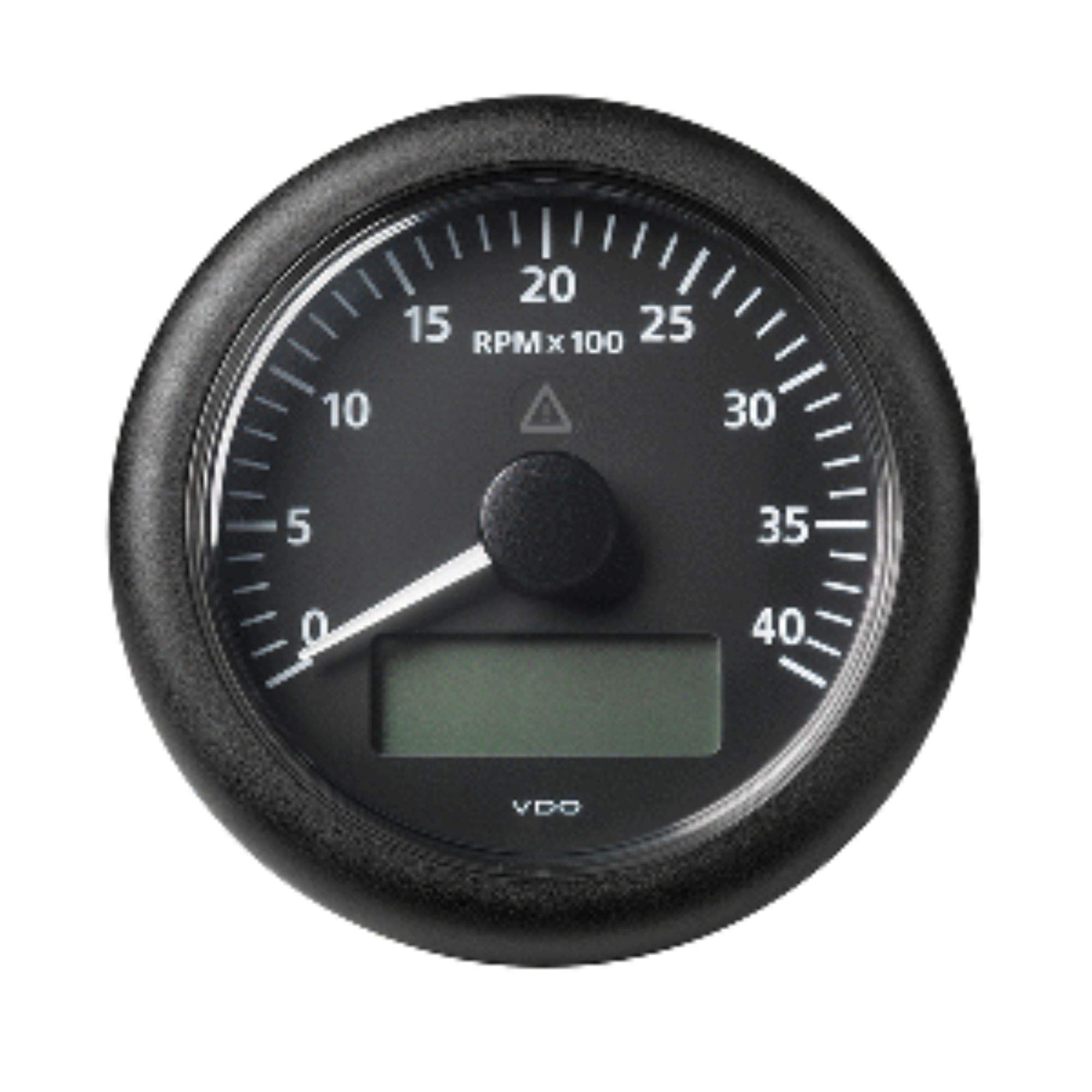 VDO Marine 3-3/8" (85MM) ViewLine Tach w/Multifunction Display - 0 to 4000 RPM - Black Dial Bezel