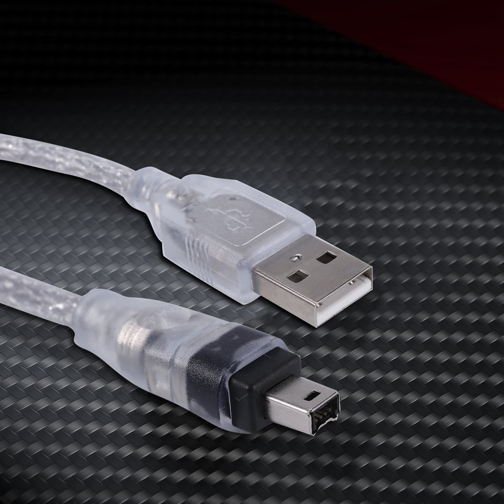 1.5M Convertitore Adattatore USB A IEEE 1394 4 Pin Firewire Per PC