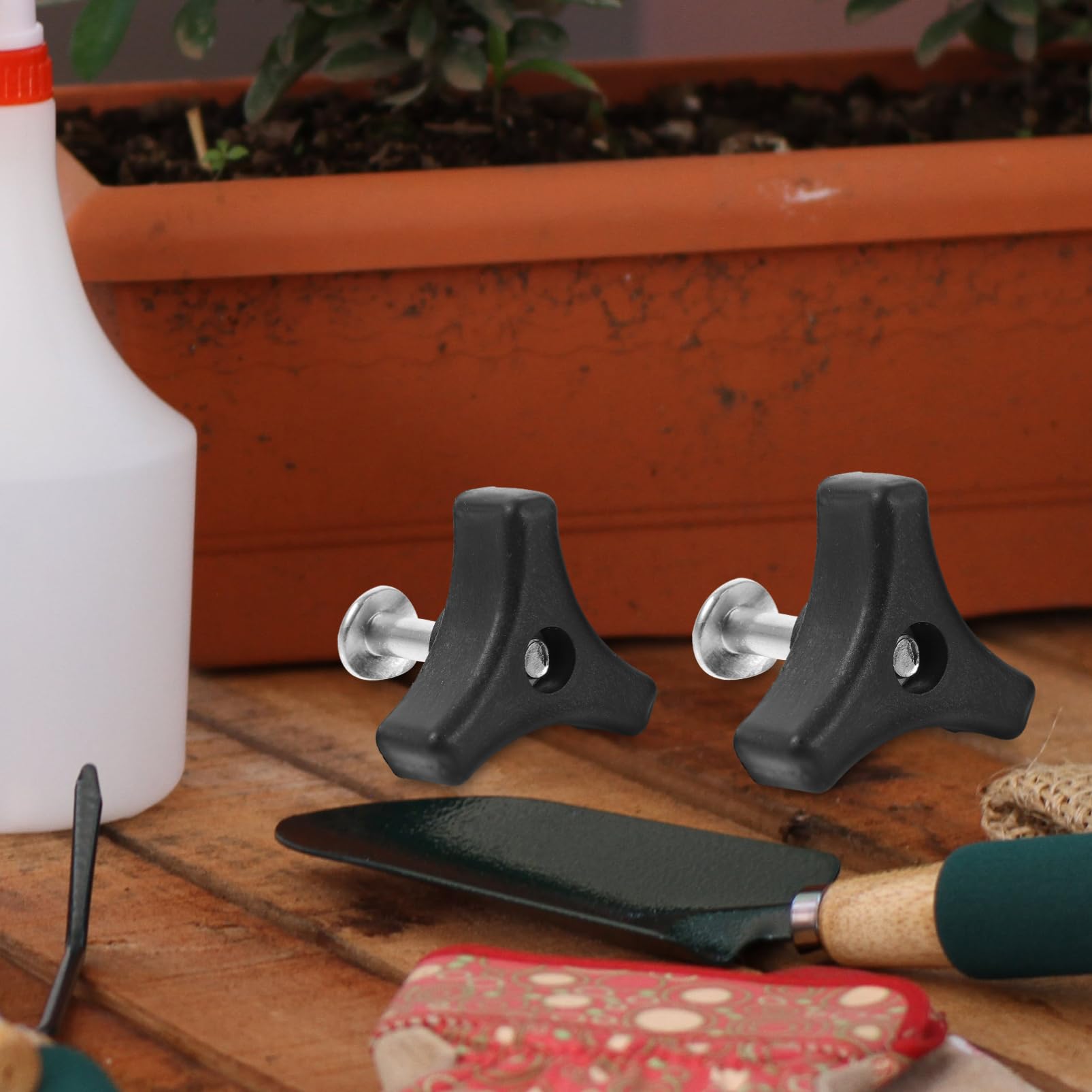 BESPORTBLE 20 Juegos Manillar para Cortacésped con Tornillos y Mango Triangular Instalación Rápida y Práctica Accesorios para Herramientas de Jardín