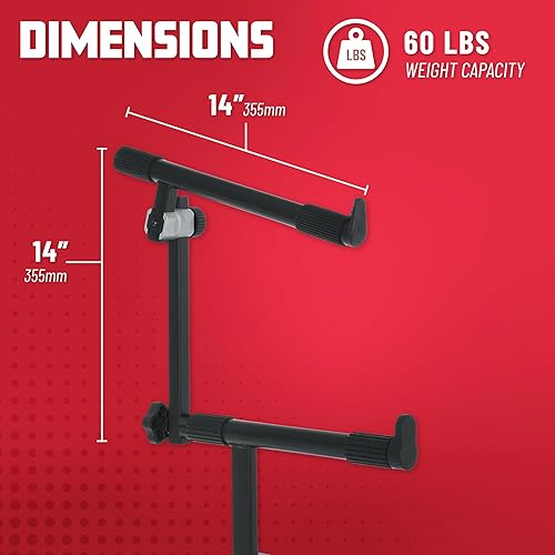 Miniatura 5 de Gator Frameworks Complemento de tercer nivel para soporte de teclado X-Style (GFW-KEY-5100XT)