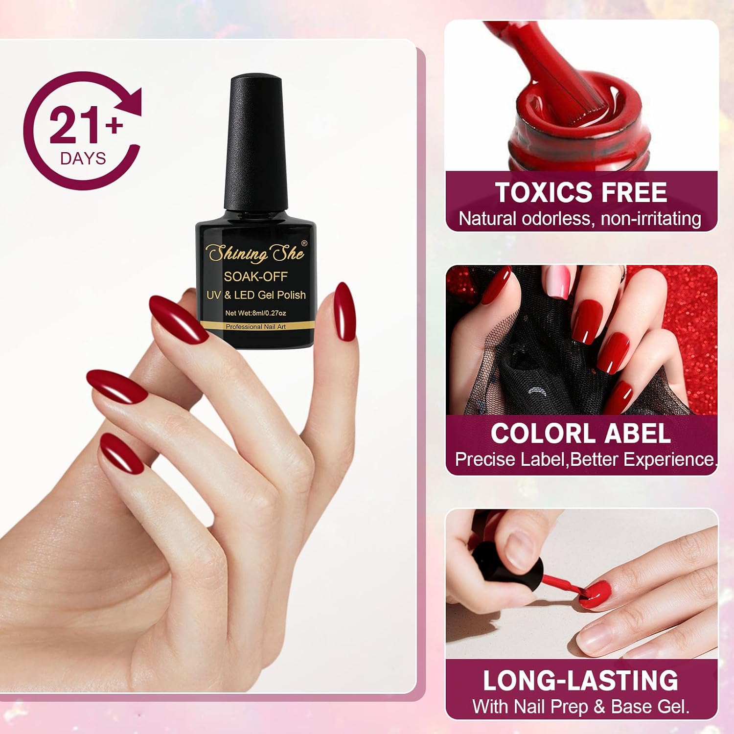 Paeceioni Polish Nail Polish Gel a06439 image 3