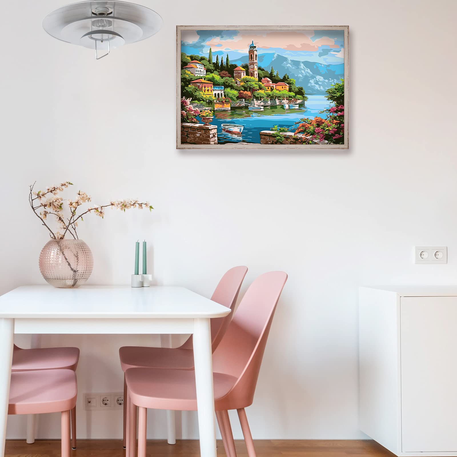 Malen Nach Zahlen Kit Für Erwachsene & Kinder – Leinwand 50x40 Cm, Mit Acrylfarben & Pinseln