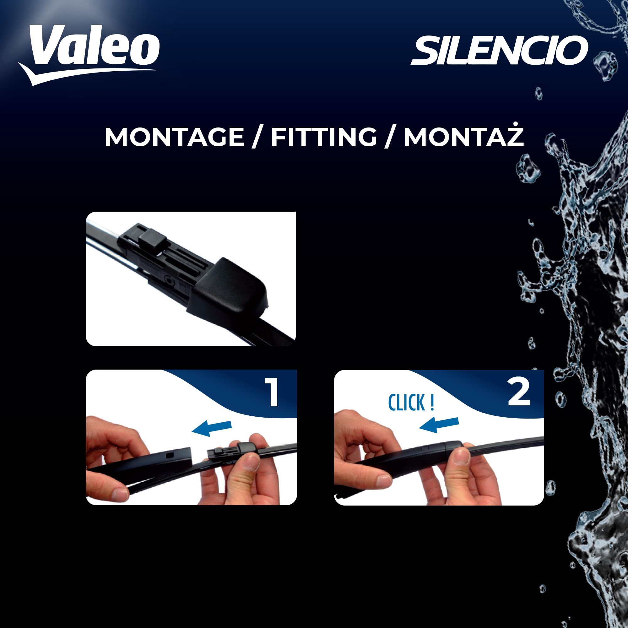 VALEO Silencio Tergicristallo Posteriore 280mm | Lama Piatta Originale VR260 Per Visibilità 360°