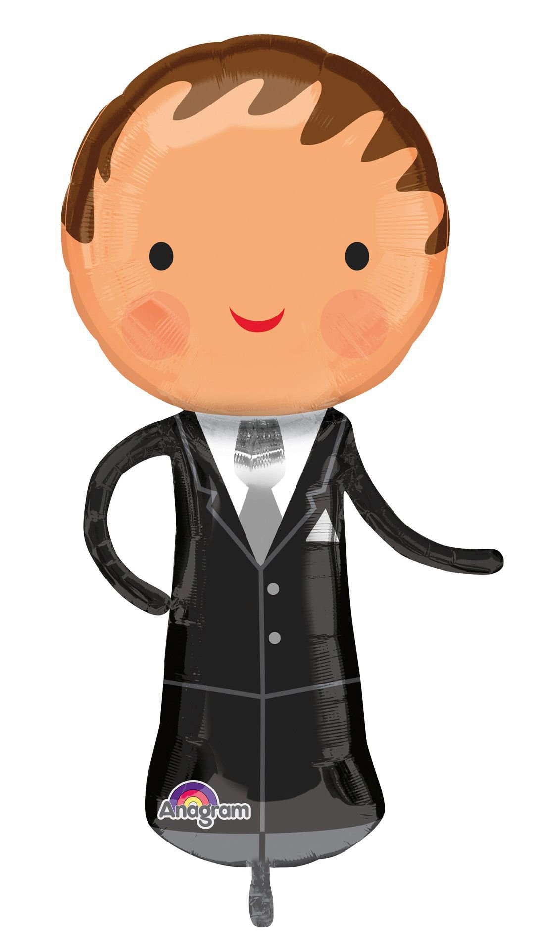 Amscan Super/Shape:Handsome Groom Balloon