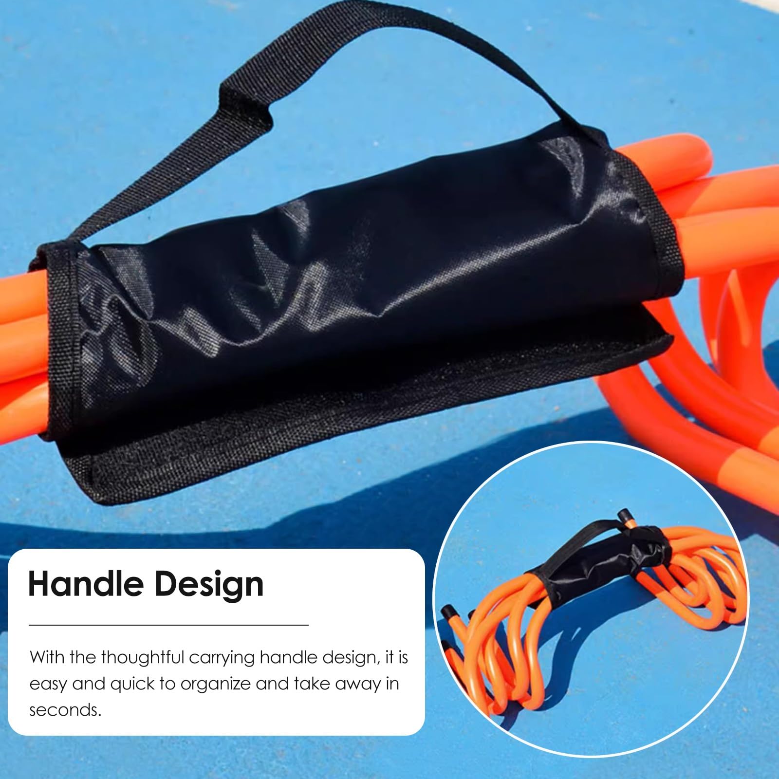 Agility Hürden-Set – Geschwindigkeitstrainingshürden für Leichtathletik, ideal zum Üben von Springen und Rennen, 15,2 bis 50,8 cm, höhenverstellbar