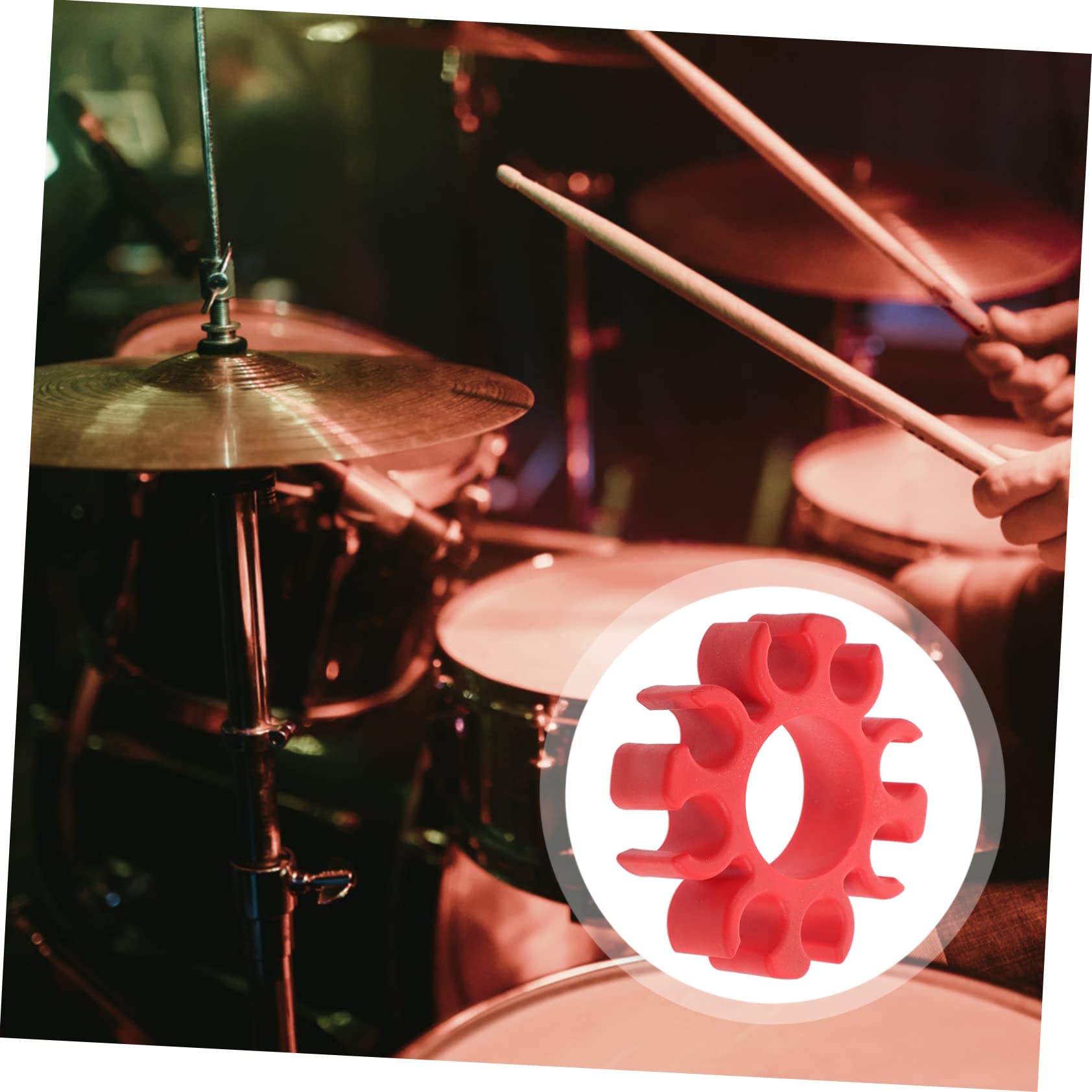 TOYANDONA 4stücke Silicone Drum Stick Holder Clip Universeller Clip Für Drumsticks Platzsparend Aus Umweltfreundlichem Silikon Leicht Und Langlebig Für Schlagzeuger