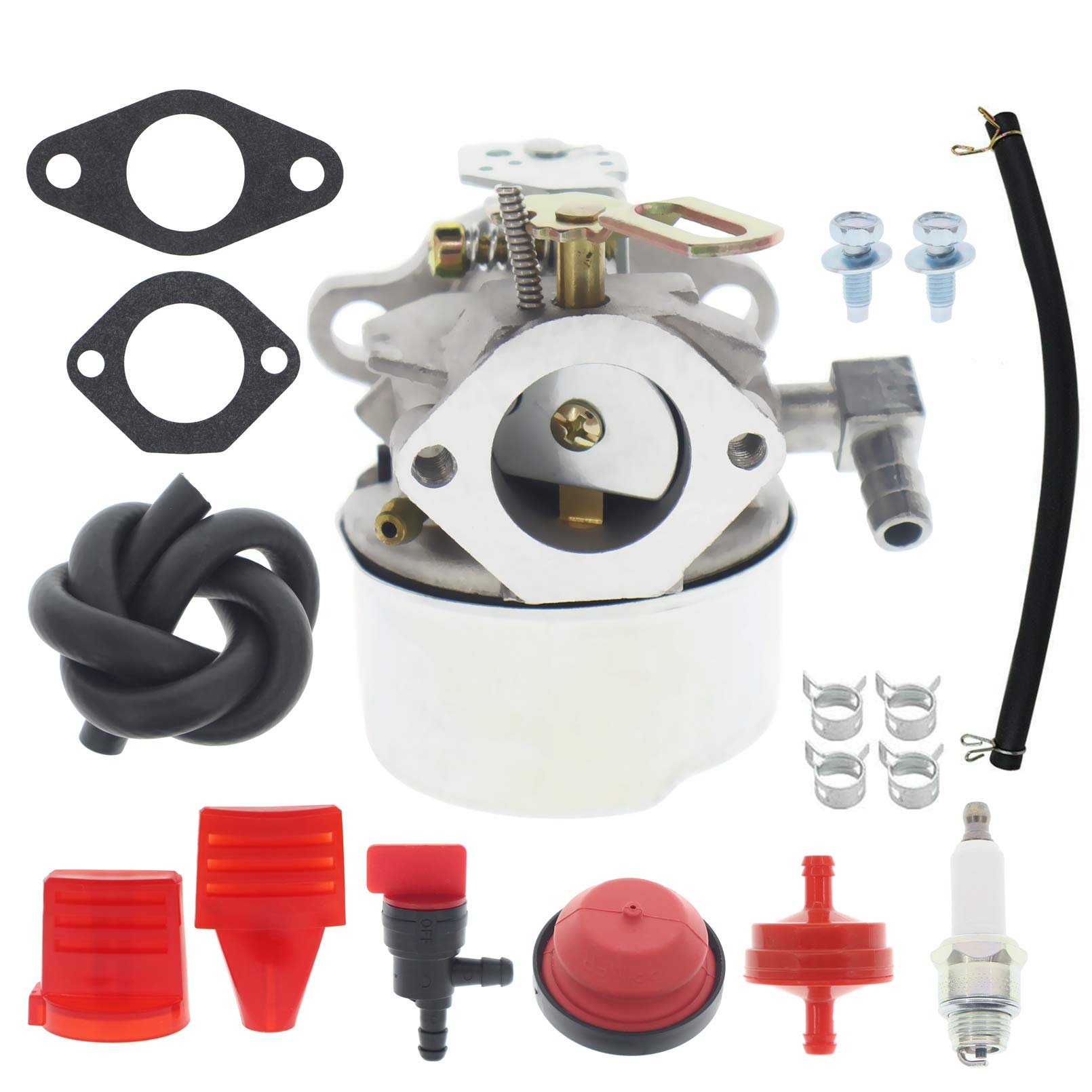 Chacarbtu 640298 Carburetor for Tecumseh OHSK70 OH195SA 5.5hp 7hp Engines Replaces 932036 932504 ST524 Snowblowers