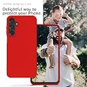 YATWIN Silicone Back Case for Samsung Galaxy A26, Soft-Touch Phone Back Cover for Samsung Galaxy A26 - Red gallery image