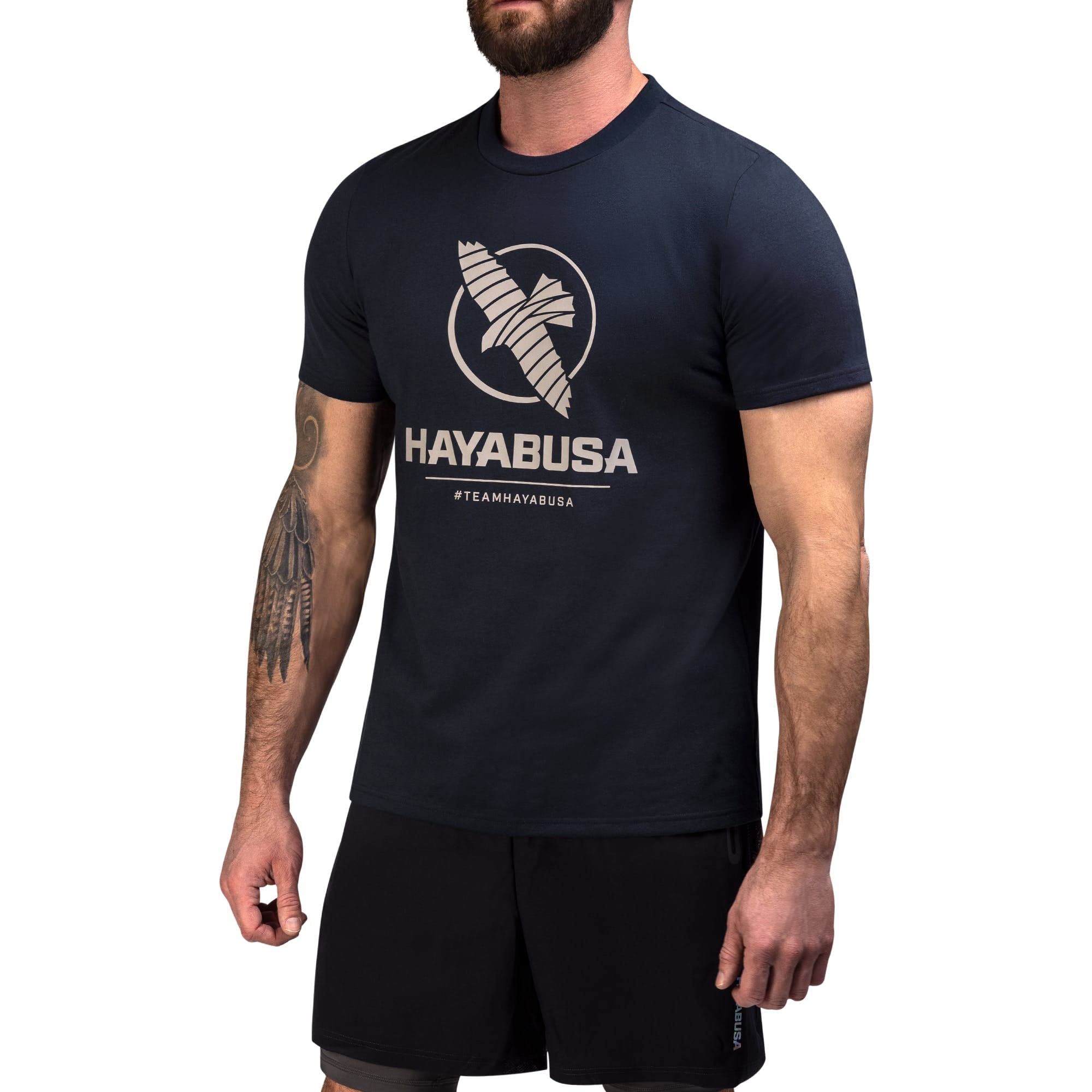 HayabusaMen's VIP T-Shirt - Logo Graphic, Cotton Blend, Athletic Cut