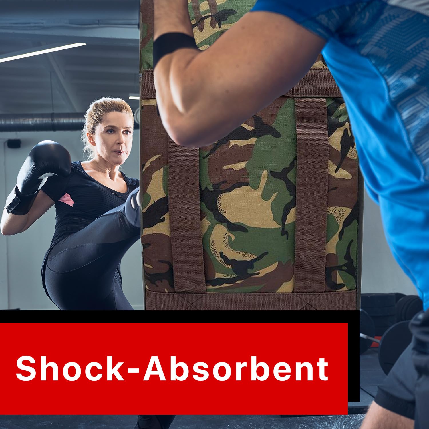 Bouclier de frappe pour entraînement de kickboxing, idéal pour MMA, taekwondo, Krav Maga, arts martiaux, karaté, Muay Thai incurvé, bouclier de frappe du corps