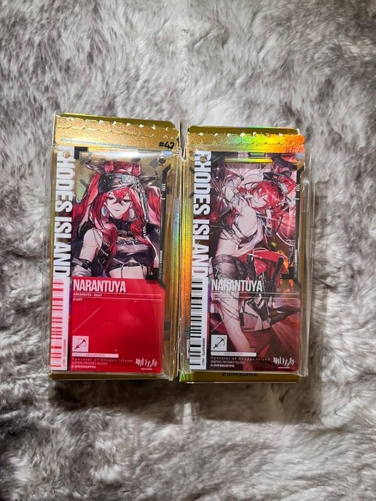 【公式　日本未発売 中国限定】アークナイツ　通行認証　ラップランドとフレーム 公式 日本未発売 中国限定】アークナイツ 通行認証 ラップランド