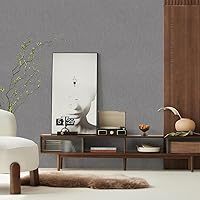 Vista 9 de Black Peel and Stick Wallpaper Black Contact Paper 17.7inch x 393.7inch Self Adhesive Vinyl Wallpaper Removable Wall Paper Peel and Stick Waterproof