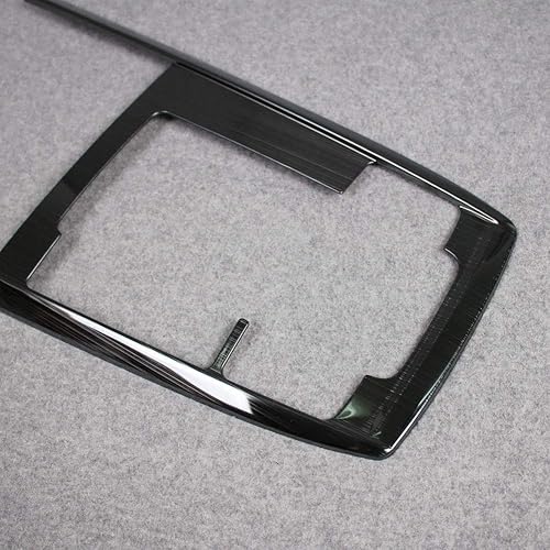 Miniatura 4 de Beautost Compatible con Mazda CX-30 CX30 2020 2021 2022 2023 2024 2025 Cubierta de panel multimedia de acero inoxidable (negro) Negro -,Fibra