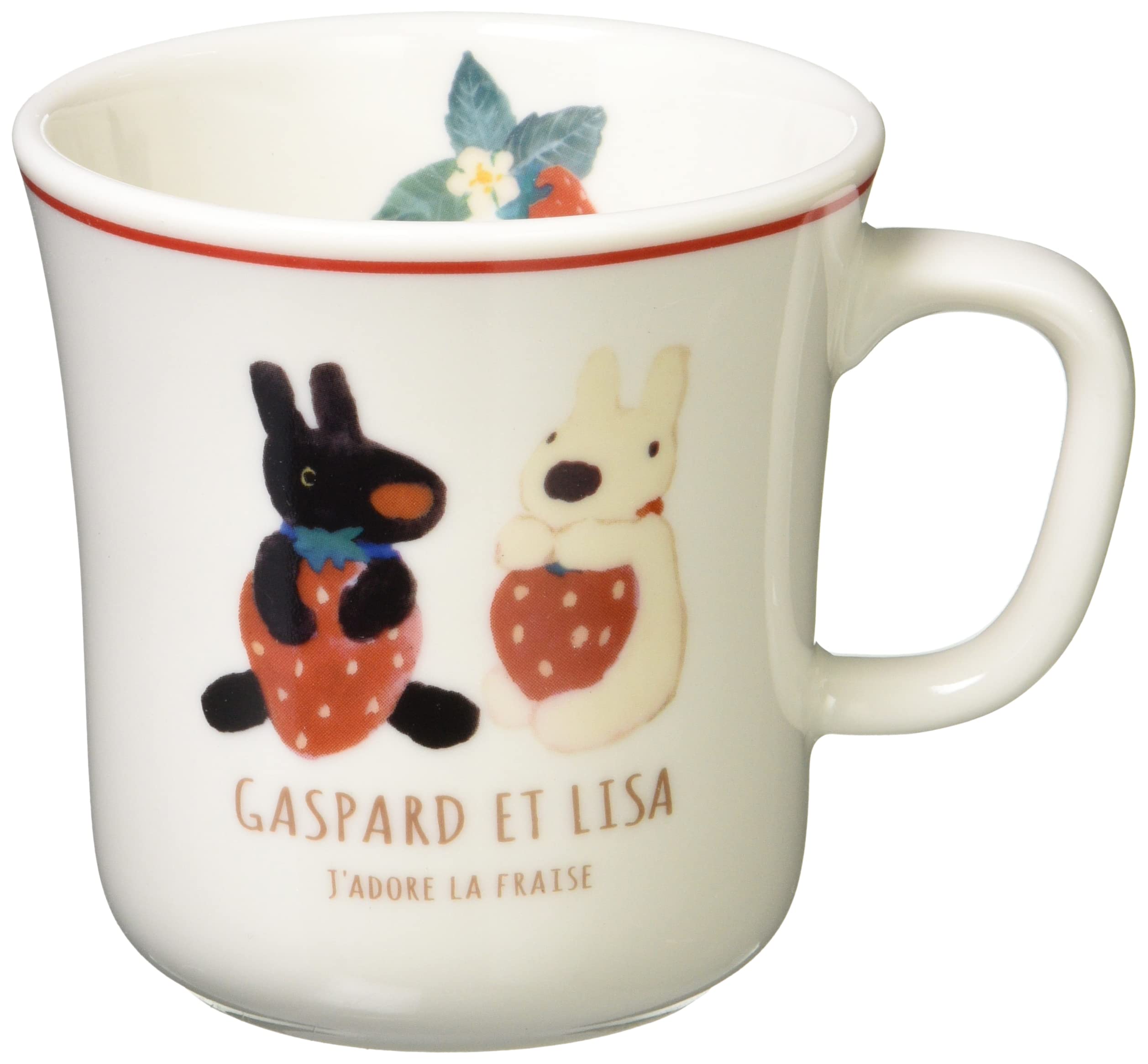 山加商店山加商店 Lisa & Gaspard LG152-11 Mug, Strawberry