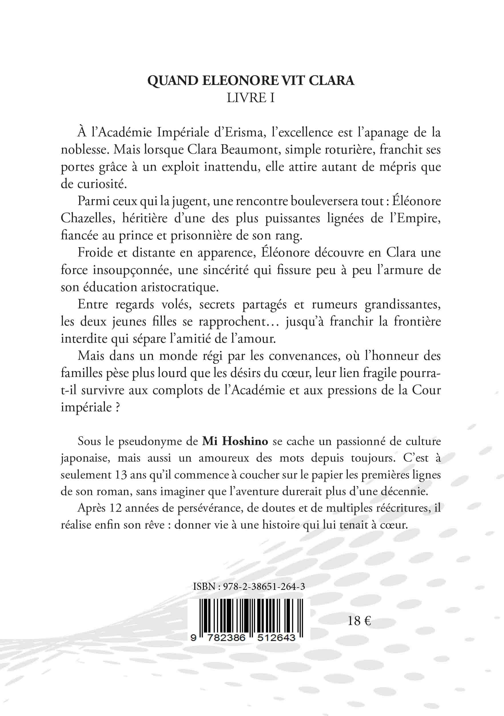 Quand Eleonore vit Clara: Tome 1
