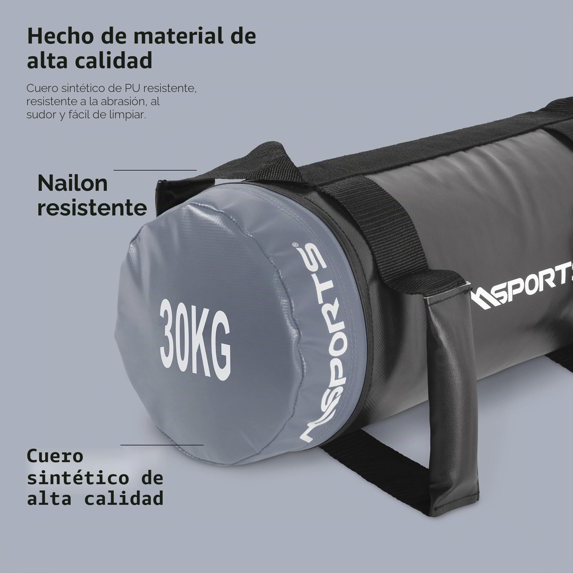 Msports - Saco de arena para entrenamiento funcional, 5-30 kg