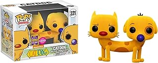 Funko 15102Â â€“Â Cat Dog Pop Vinyl Figure 221Â Flocked SDCC Summer Convention Exclusives