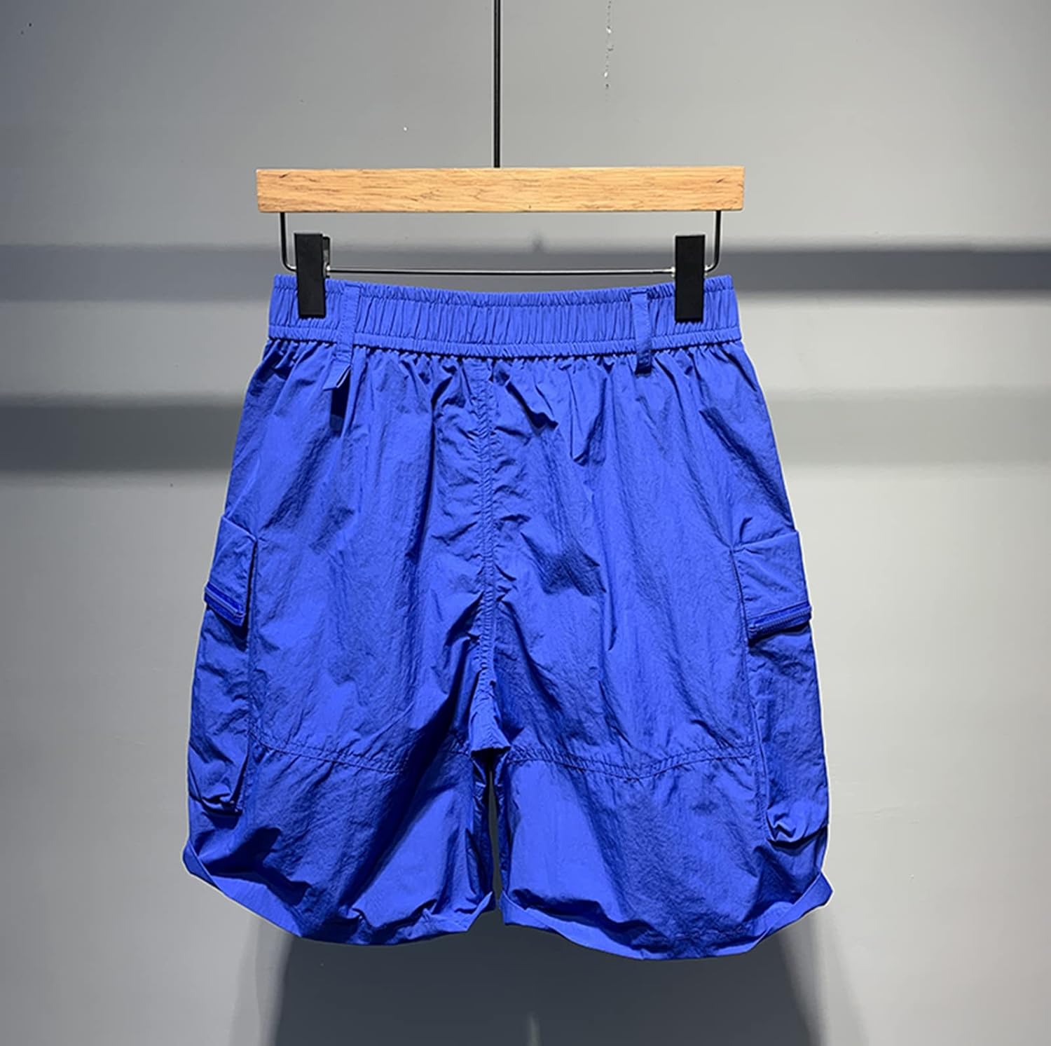 マルチポケットカーゴショーツ、メンズサマールーズレースアップバックルベルトパンツアウトドアカジュアルスポーツカーゴショーツ,ブルー,  男女兼用スクラブ7ポケットカーゴパンツ(股下71cm)[スマートスクラブス製品] Z1016｜THS-白衣通販・販売 スポーツフィットネスショーツ メンズサマースポーツショーツルーズビーチパンツストレッチデジタル印刷 マルチシーン使用 (色 : A,