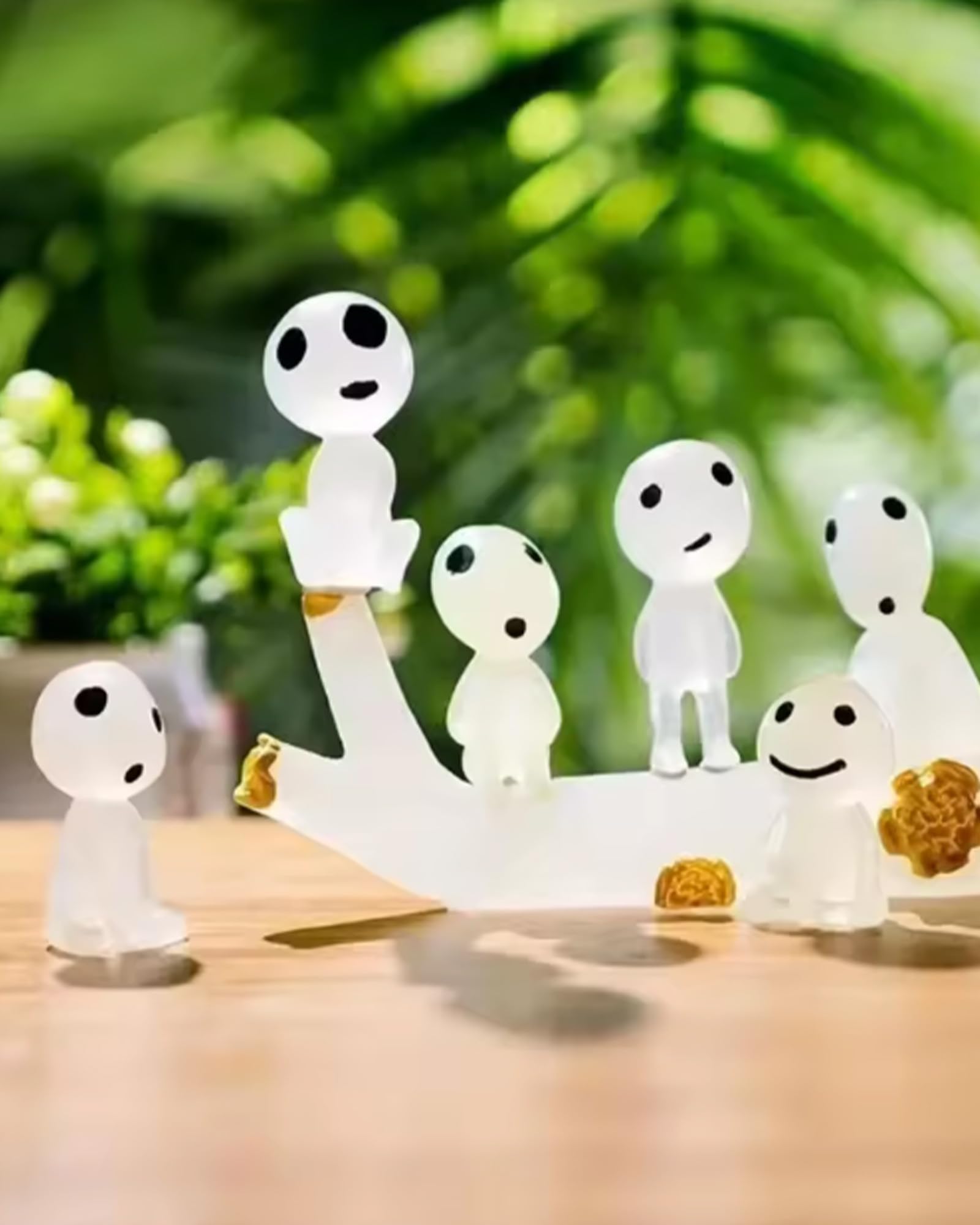 20 Pezzi Elfi Degli Alberi Luminosi, Principessa di Mononoke, Figurine di Elfi Degli Alberi, Luminoso Fantasma Mononoke per Interne Esterne di Casa Giardinaggio Micropaesaggio