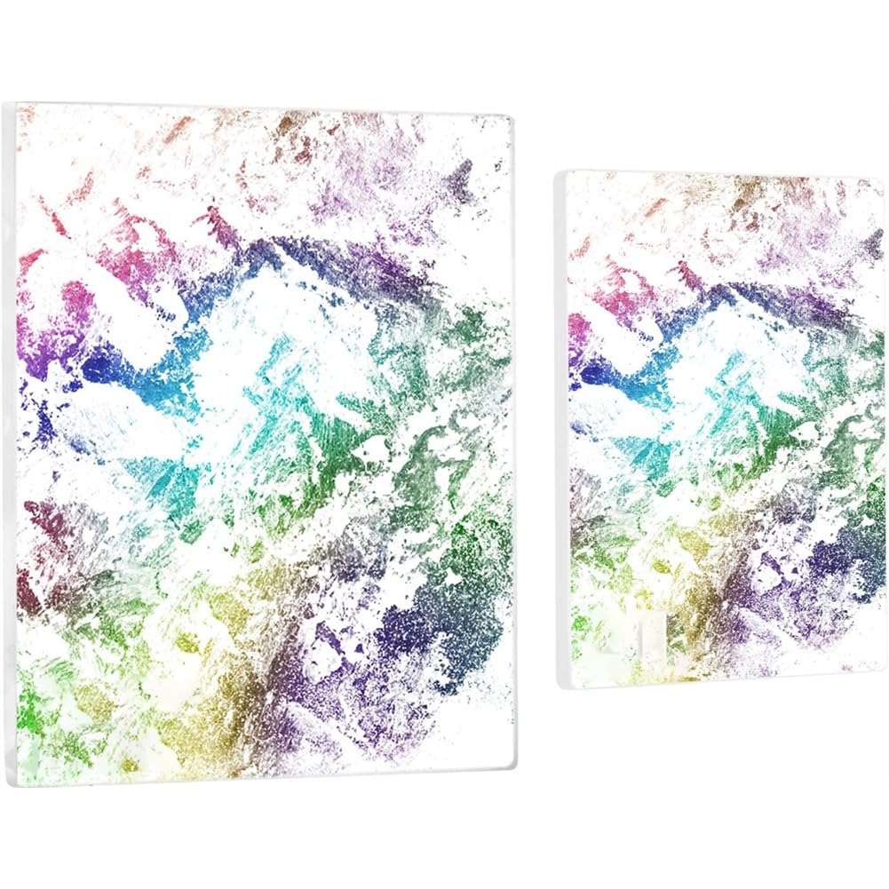 IJSDNVJNDX Reusable Gel Printing Plate,8" X 10", 5" X 7", 2 Pack Printmaking Supplies, Art Plate, Monoprinting Print Plate