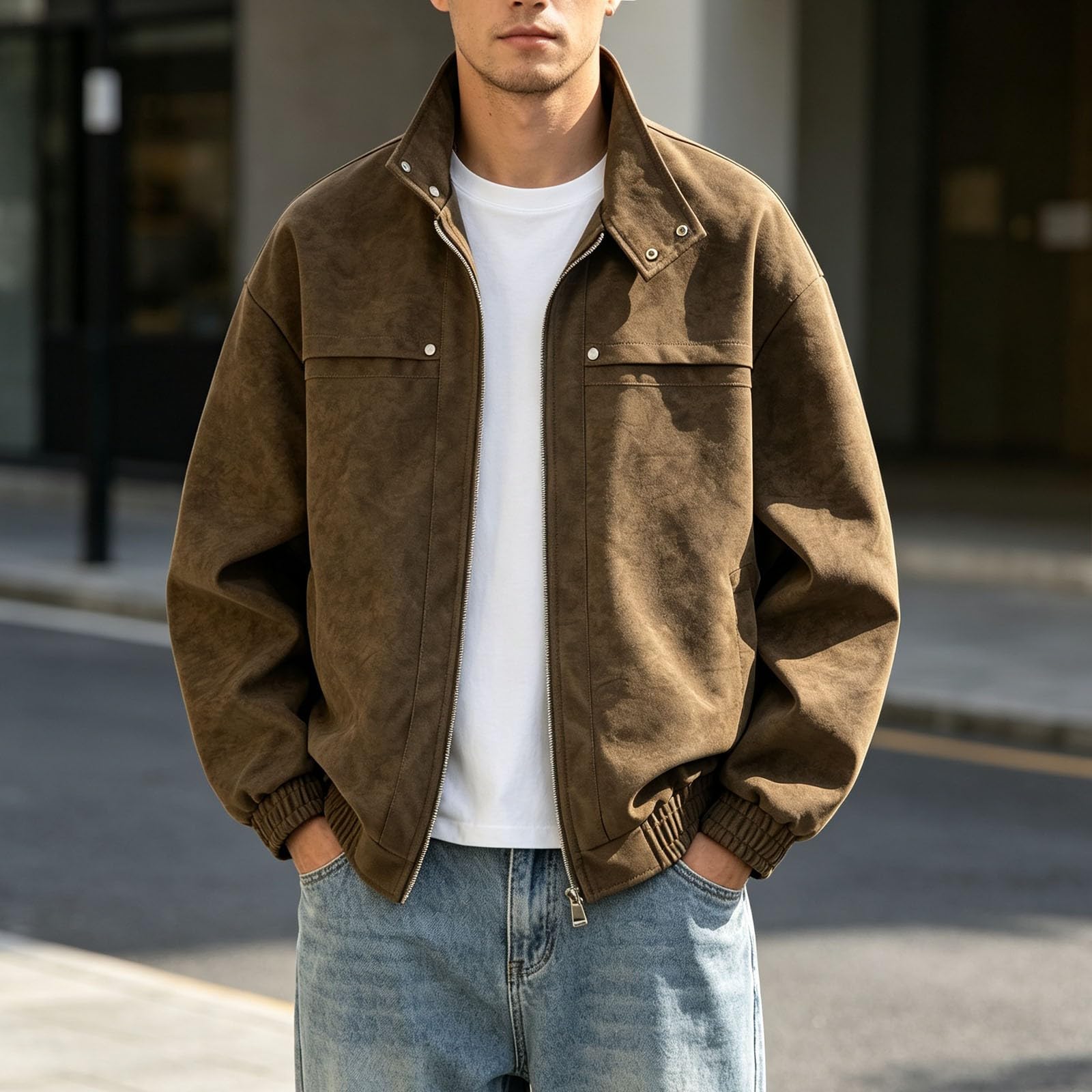 Generisch Softshelljacke Damen Vielseitige Herren-Freizeitjacke für den Alltag mit moderner und bequemer, leichter Konstruktion