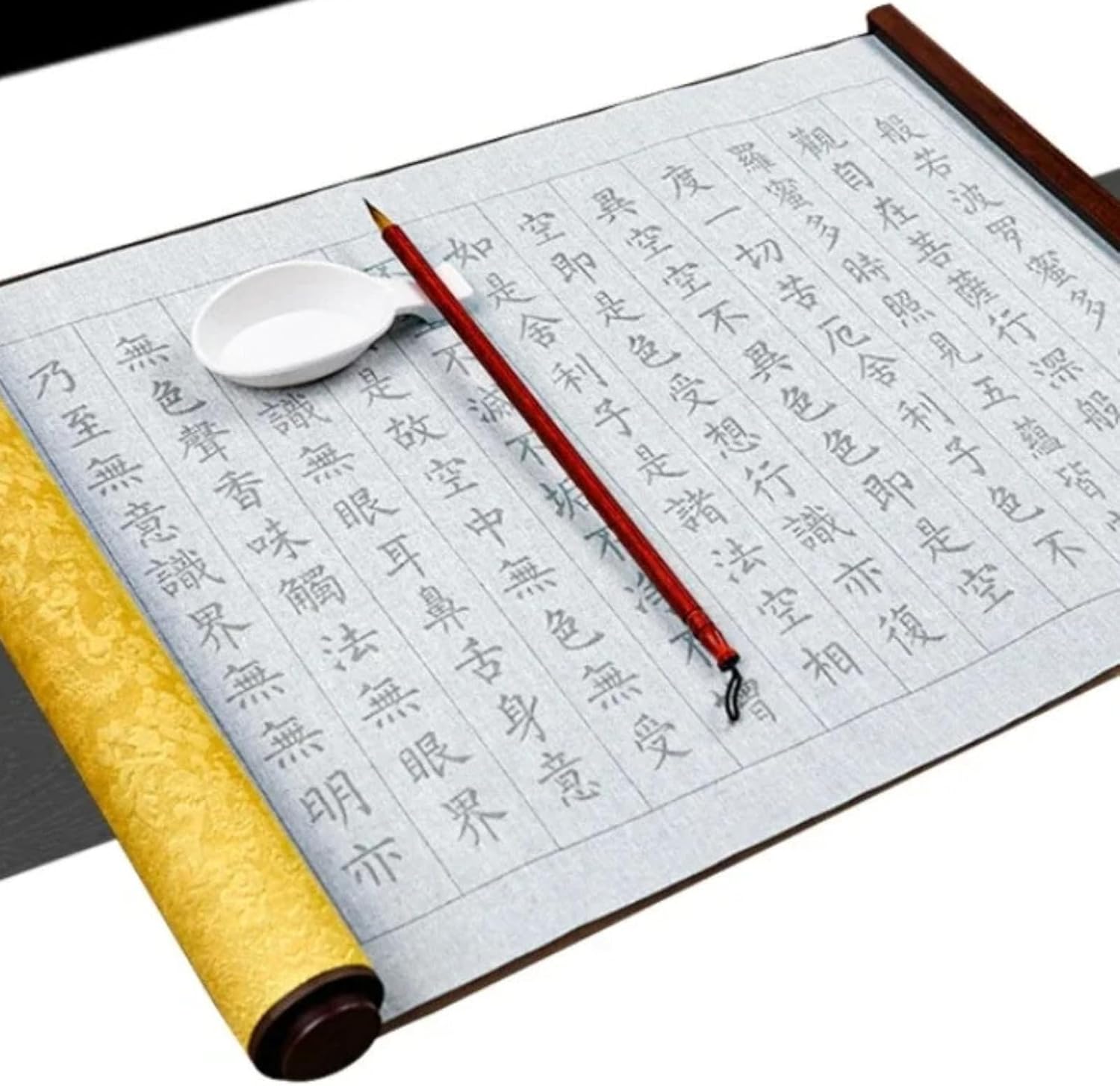 LEEDJUINE Calligraphy Description Buddhist Scriptures Copybook Long Scroll Tracing Book