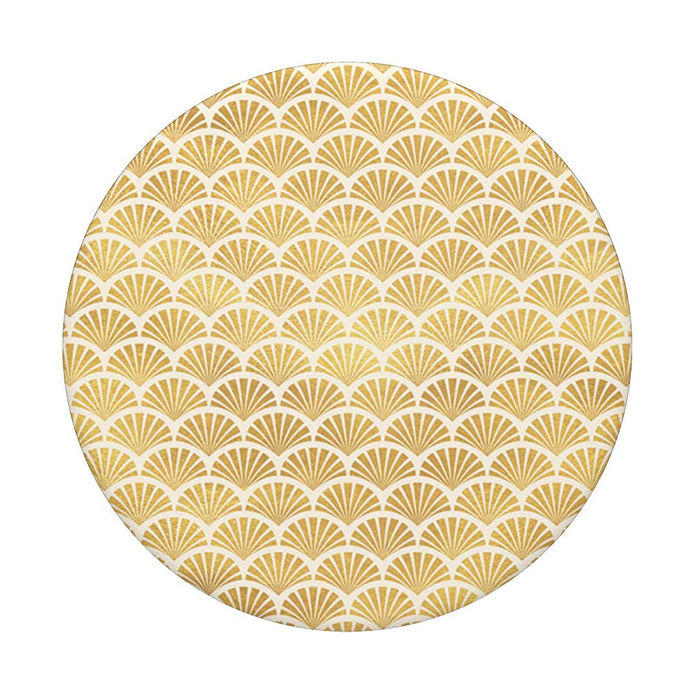 Amazon.com: Art Deco White Vintage Clamshell Seashell Pattern Zx