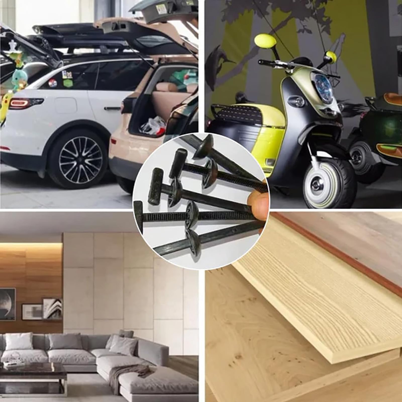 Fascette stringicavo in nylon resistente, autobloccanti multiuso per riparazioni automobilistiche e quotidiane, confezione da 20 soluzioni di fissaggio durevoli